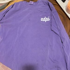 Alpha Delta Pi Long Sleeve Comfort Colors XL